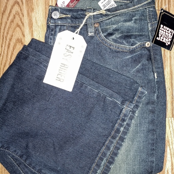 NWT Lucky jeans women Size 4 boot Cut 27" "Easy Rider" Mid Rise Inseam 32" - Picture 4 of 5